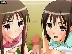 Two Anime Chicks Getting